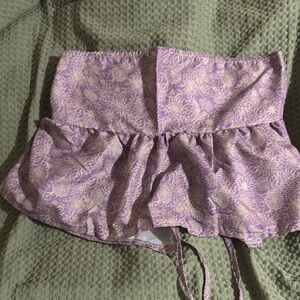 SHEIN Purple Floral Tank Top